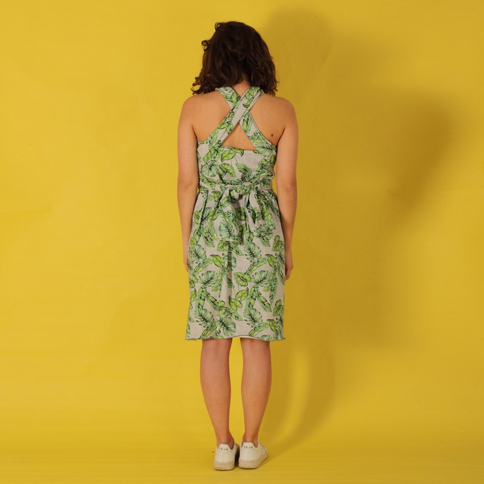 Sommer Wickelkleid „Leafs“  mit Blättermuster from ManduTrap