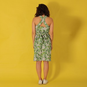 Sommer Wickelkleid „Leafs“  mit Blättermuster from ManduTrap