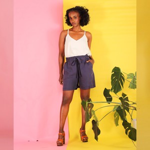 Tencel Shorts Alohma/ blau from ManduTrap