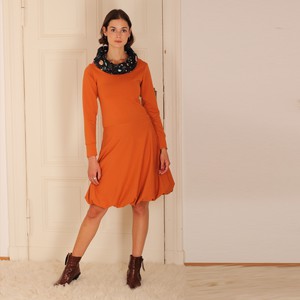 Ballonkleid mit Kapuze/Hoodie in rost from ManduTrap