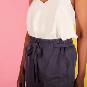 Tencel Shorts Alohma/ blau from ManduTrap
