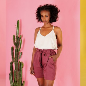 Tencel Shorts Alohma/ berry from ManduTrap