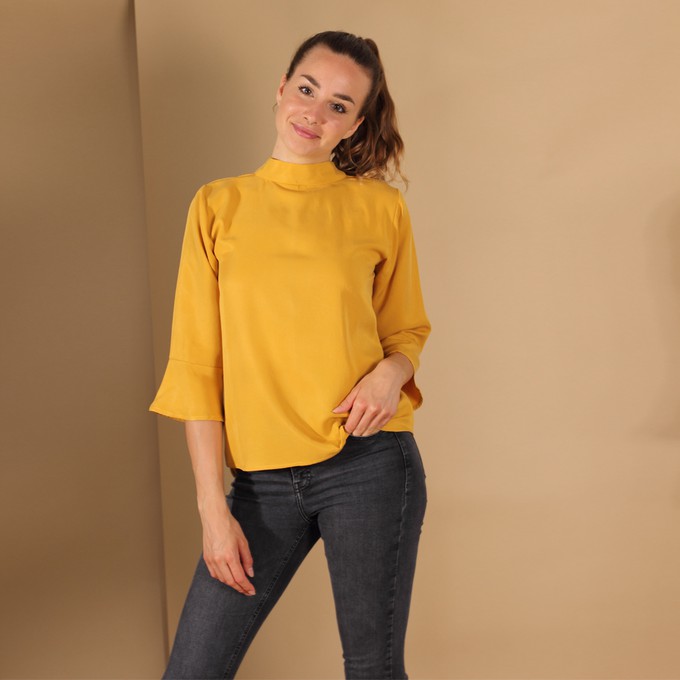 Tencel Bluse Juma in Senfgelb from ManduTrap