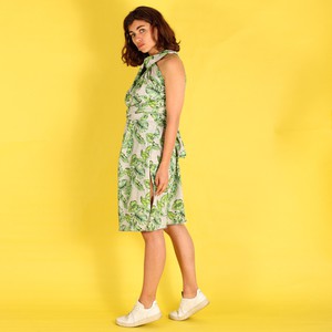 Sommer Wickelkleid „Leafs“  mit Blättermuster from ManduTrap
