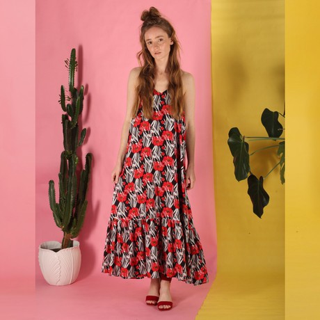 Volantkleid Saram mit Blumenmuster from ManduTrap