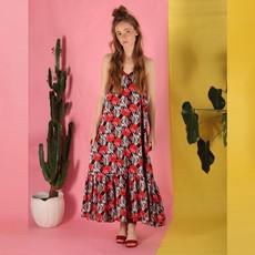 Volantkleid Saram mit Blumenmuster via ManduTrap