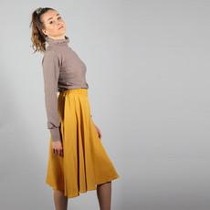 Tellerrock Thara aus Tencel in senfgelb via ManduTrap