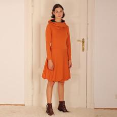 Ballonkleid mit Kapuze/Hoodie in rost via ManduTrap