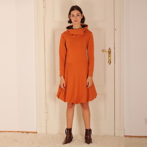 Ballonkleid mit Kapuze/Hoodie in rost from ManduTrap