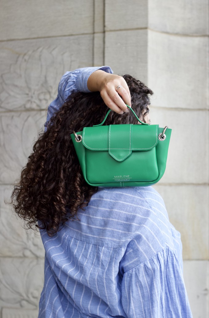 Naïma bag small Green from Marlene Fernandez