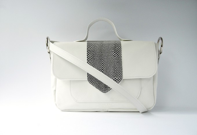 Naïma Bag medium White from Marlene Fernandez