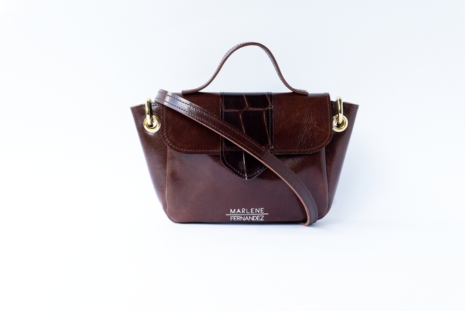 Naïma bag small Brown from Marlene Fernandez