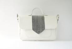 Naïma Bag medium White via Marlene Fernandez