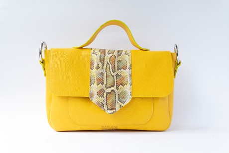 Naïma Bag medium Yellow from Marlene Fernandez