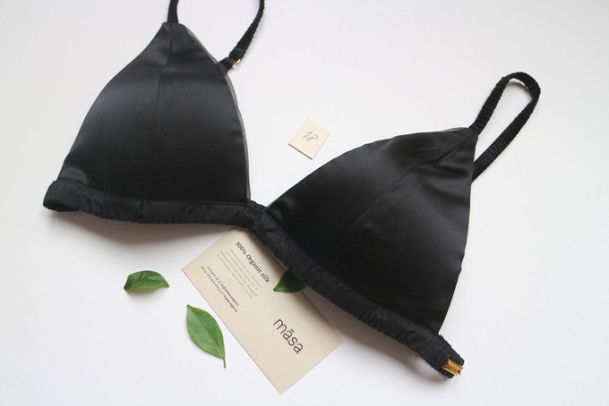 Silk Bralette Sample Sale from Māsa Organic