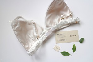 Silk Bralette Sample Sale from Māsa Organic