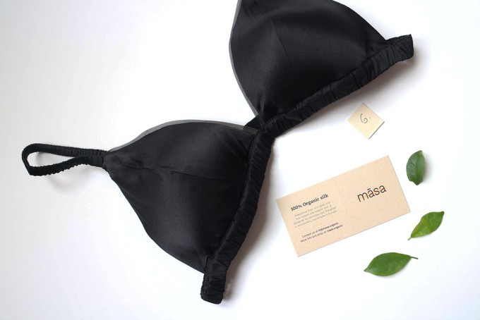 Silk Bralette Sample Sale from Māsa Organic