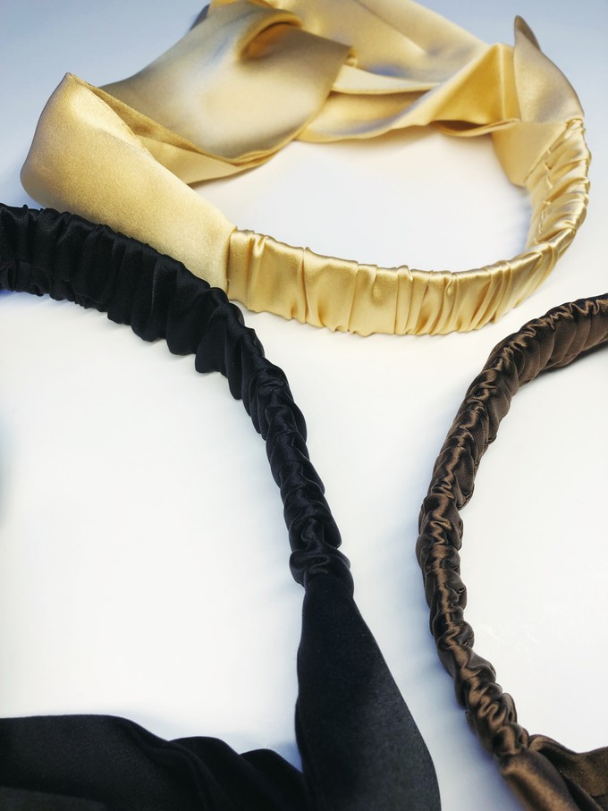 Pure Mulberry Silk Headband from Māsa Organic