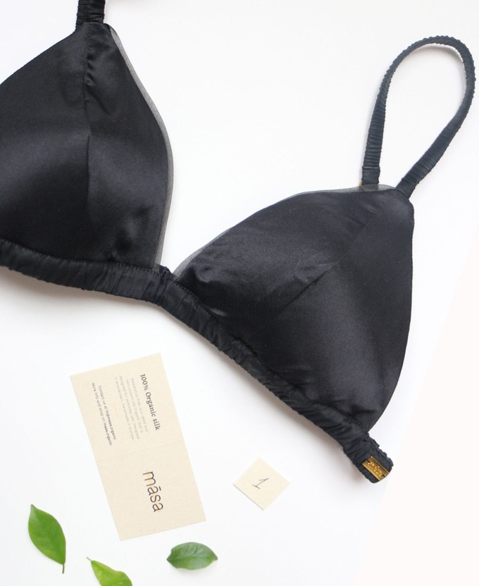 Silk Bralette Sample Sale from Māsa Organic