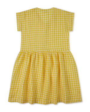 Simple Dress yellow gingham from Matona