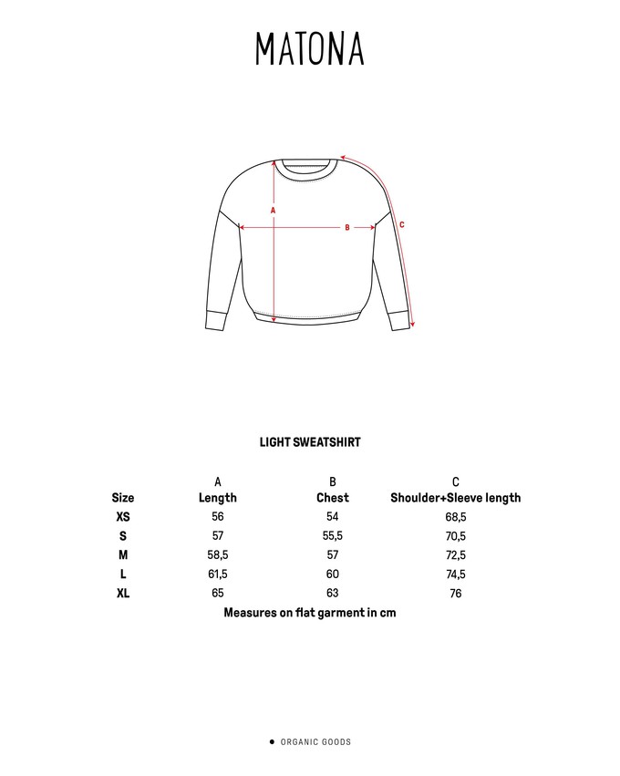 Light Sweatshirt sail blue from Matona