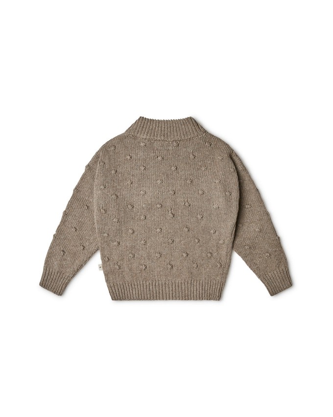 Bobble Sweater Kids taupe from Matona
