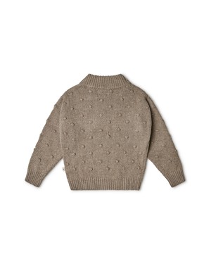 Bobble Sweater Kids taupe from Matona