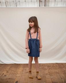 Wrap Skirt denim via Matona