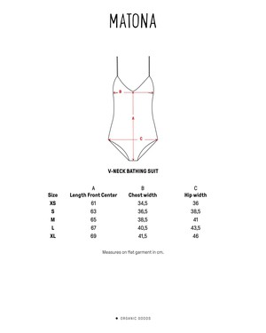 V-Neck Bathing Suit purple from Matona