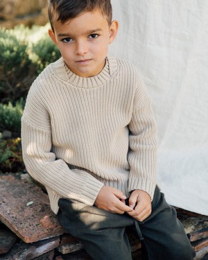 Regular Cotton Sweater Kids ecru from Matona