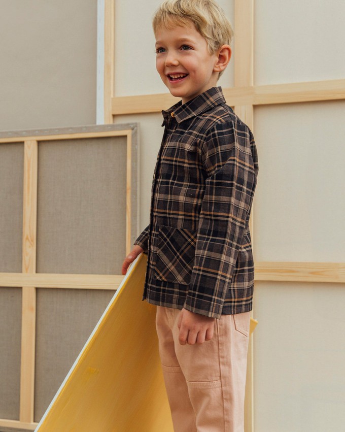 Workshirt dark tartan from Matona