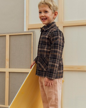 Workshirt dark tartan from Matona