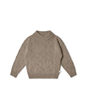 Bobble Sweater Kids taupe from Matona