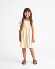 Skater Dress yellow stripes via Matona