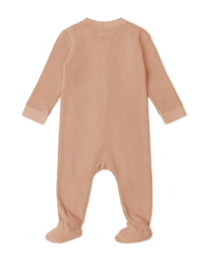 Basic Footed Pajama terracotta from Matona