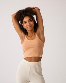 Basic Crop Top terracotta via Matona