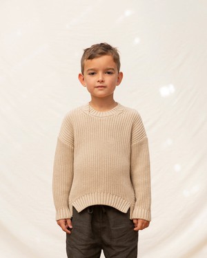 Regular Cotton Sweater Kids dune from Matona