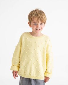 Popcorn Sweater daffodil via Matona