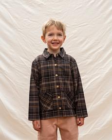 Workshirt dark tartan via Matona