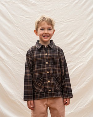 Workshirt dark tartan from Matona