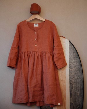Buttoned Midi Dress russet from Matona