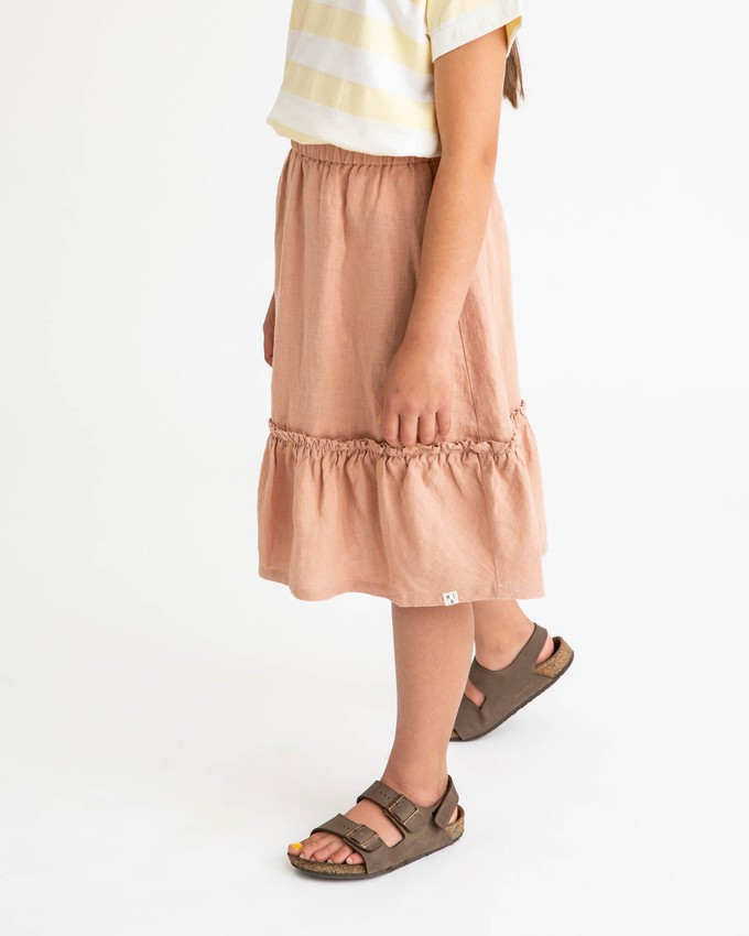 Ruffled Skirt rosewood from Matona