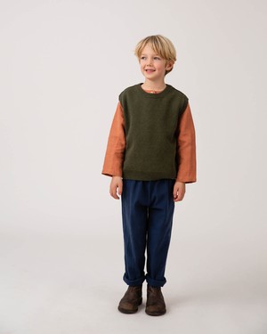 Knit Vest loden green from Matona