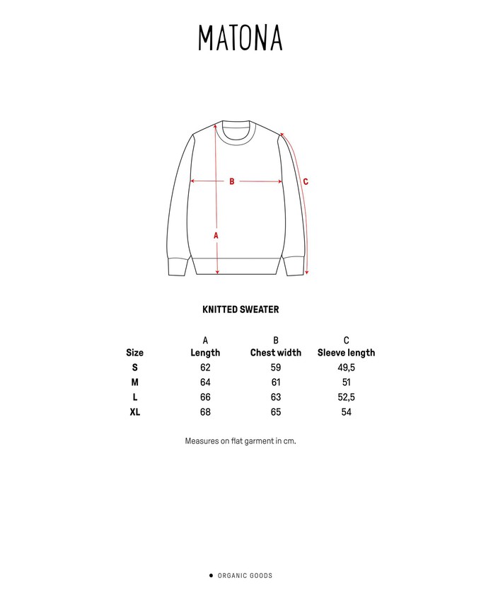 Knitted Sweater sand from Matona