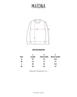 Knitted Sweater sand from Matona