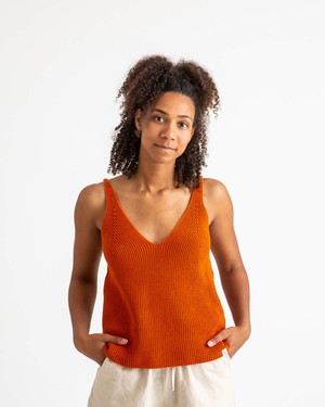 Knit Tank ginger from Matona Knit Tank ginger from Matona