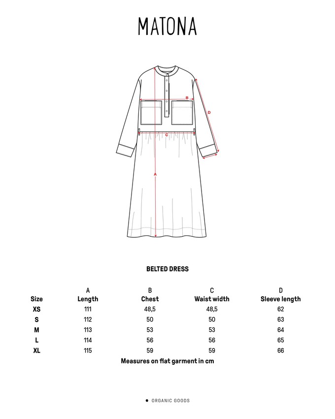 Belted Dress heather from Matona