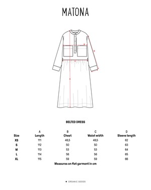 Belted Dress heather from Matona