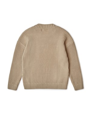 Regular Cotton Sweater Kids dune from Matona
