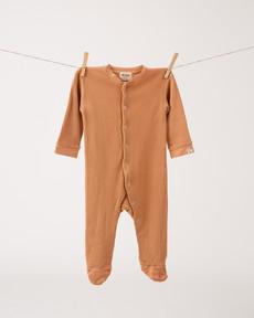 Basic Footed Pajama terracotta via Matona